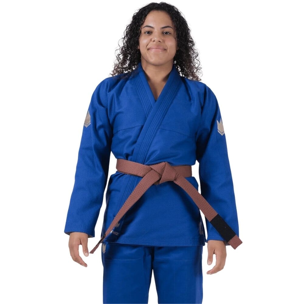 Kingz Womens The One V2 Jiu Jitsu Gi Blue BJJ Gi Women Kingz 