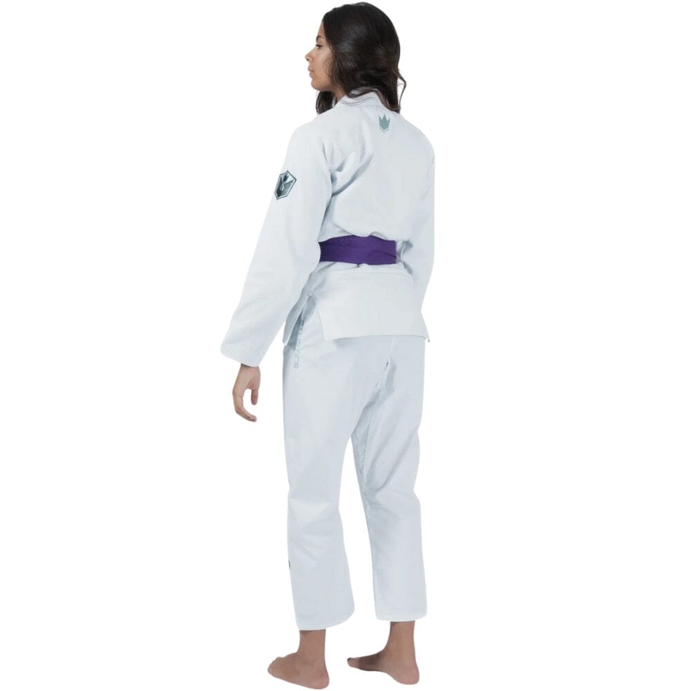 Kingz Womens Balistico 4.0 Jiu Jitsu Gi White BJJ Gi Women Kingz 
