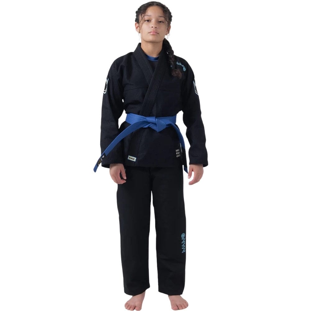 Kingz Nano 3.0 Womens Gi Black BJJ Gi Women Kingz Black F1 