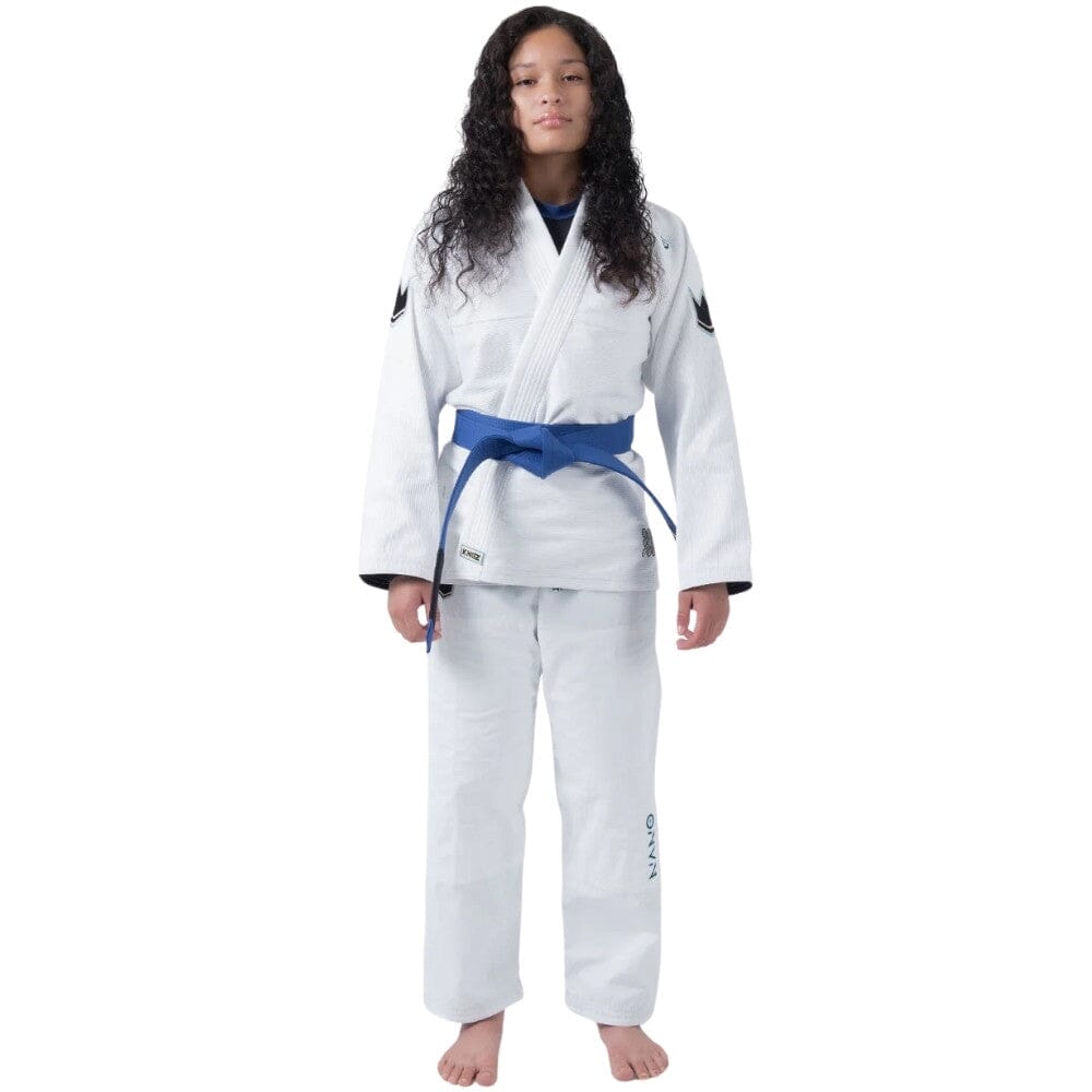 Kingz Nano 3.0 Womens Gi White BJJ Gi Women Kingz White F1 