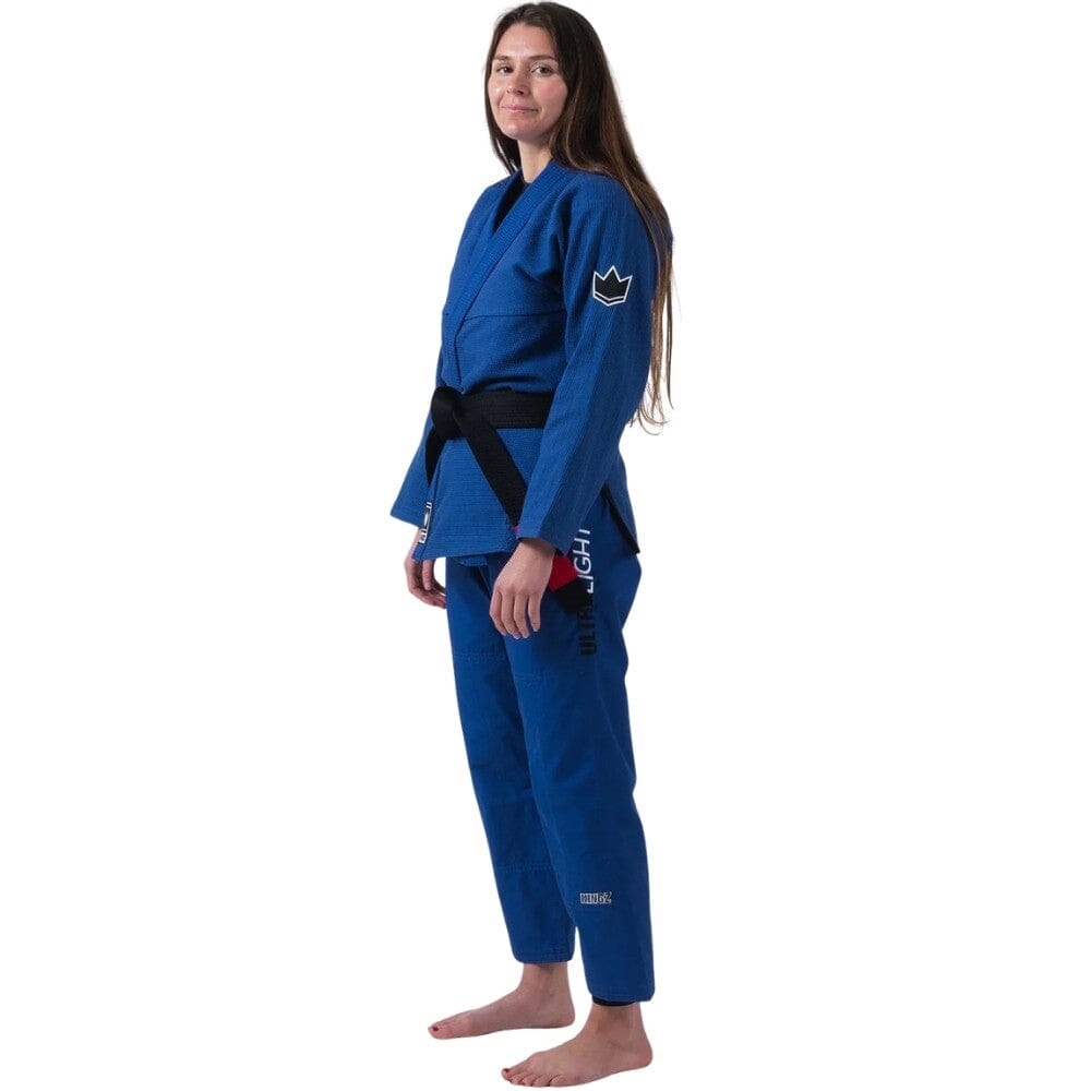 Kingz Womens Ultralight 2.0 Jiu Jitsu Gi Blue BJJ Gi Women Kingz 