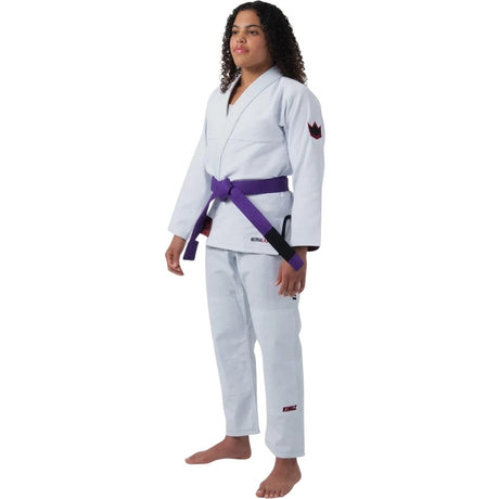 Kingz Womens Ultralight 2.0 Jiu Jitsu Gi White BJJ Gi Women Kingz 