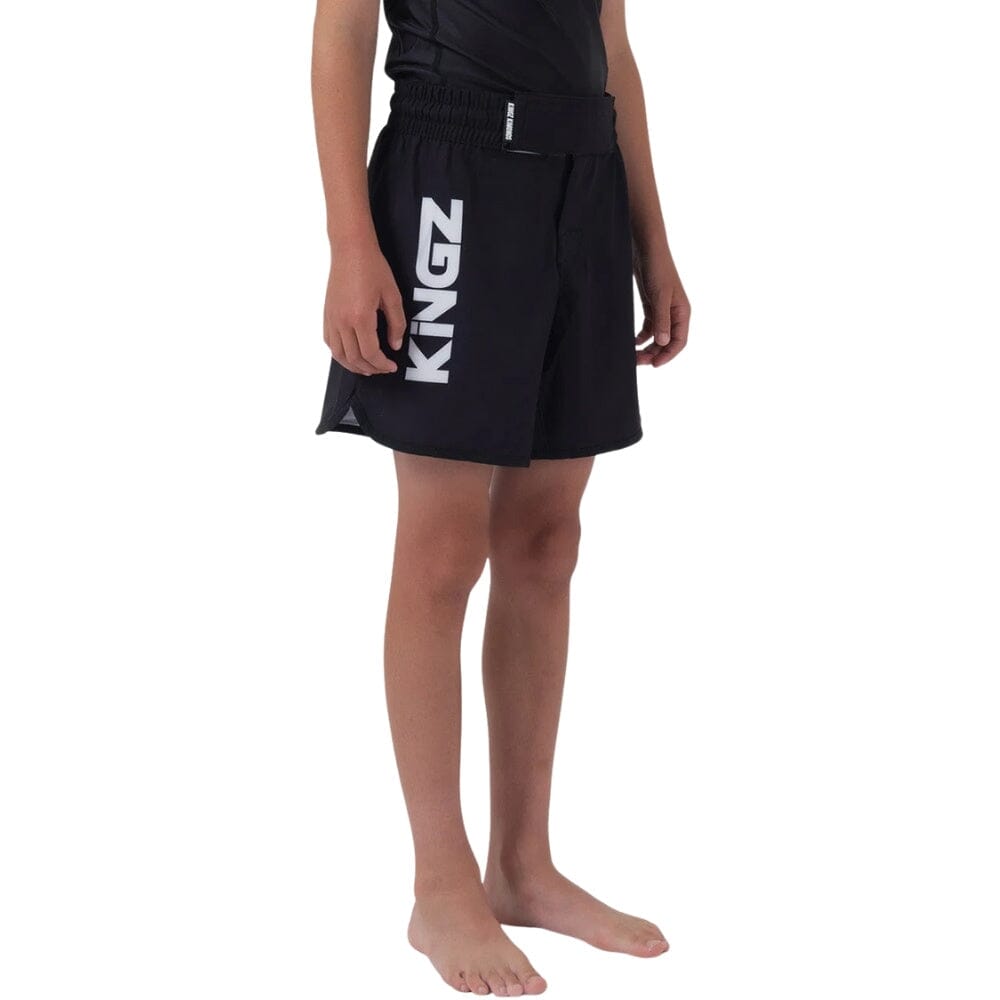 Kingz Kore V2 Youth Grappling Shorts Black BJJ Shorts Kingz 