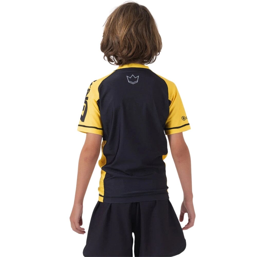 Kingz Ranked V2 Youth Short Sleeve Rashguard Yellow – MMA Fight Store