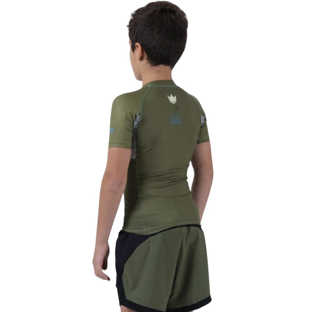 Army Green Rash Guard Kingz Trooper Youth Rashguard Military Green – MMA Fight Store