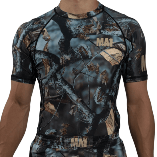 MA1 Hillbilly Camo Short Sleeve Rashguard Rashguards MA1 Combat 