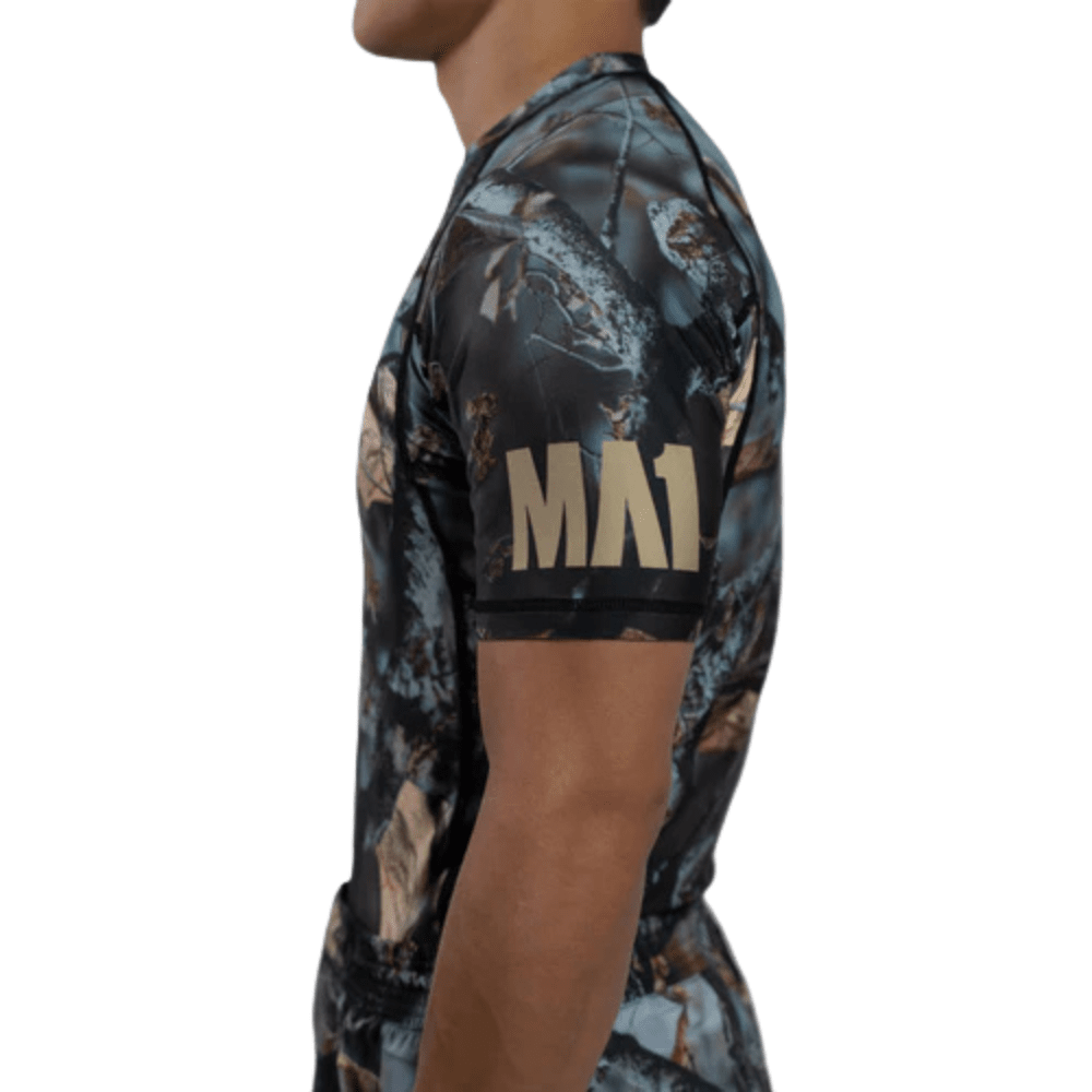 MA1 Hillbilly Camo Short Sleeve Rashguard Rashguards MA1 Combat 