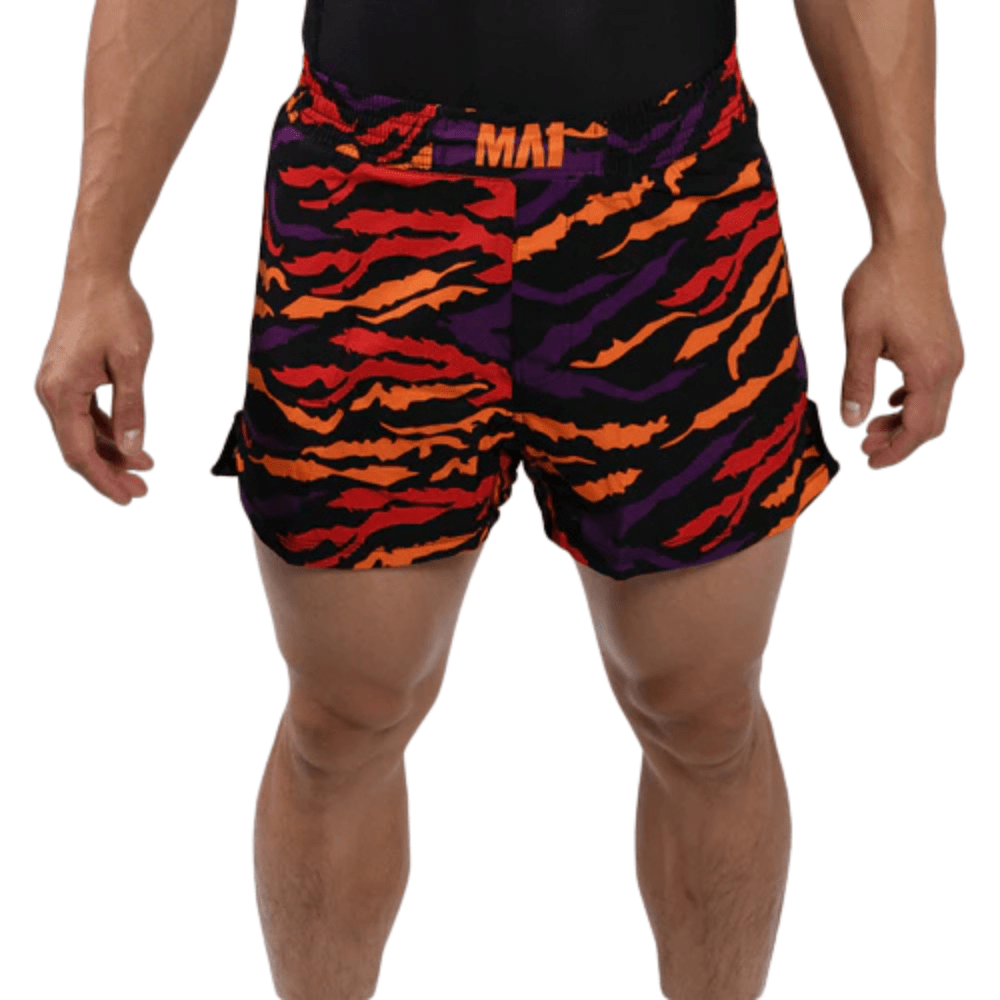 MA1 Tiger Stripe High Cut MMA Shorts MMA Shorts MA1 Combat 