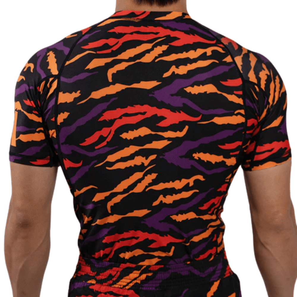 MA1 Tiger Stripe Short Sleeve Rashguard Rashguards MA1 Combat 