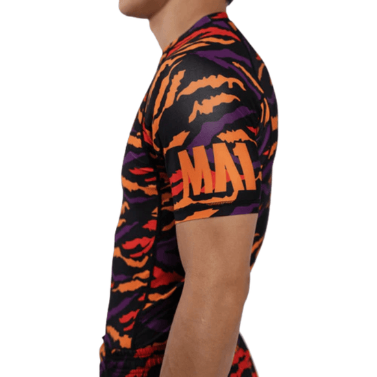 MA1 Tiger Stripe Short Sleeve Rashguard Rashguards MA1 Combat 