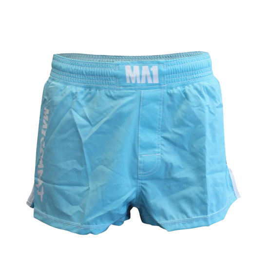 MA1 Combat Basic Aqua High Cut MMA Shorts