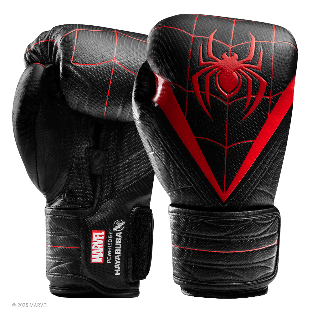 Hayabusa Marvel Miles Morales Boxing Gloves Boxing Gloves Hayabusa Black/Red 16oz 
