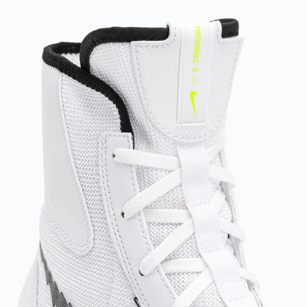 Load image into Gallery viewer, Nike Machomai 2 SE Mid Boxing Boots - White/Black/Bright Crimson
