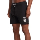RVCA Fight Scrapper 17IN Shorts Black All Brand 2