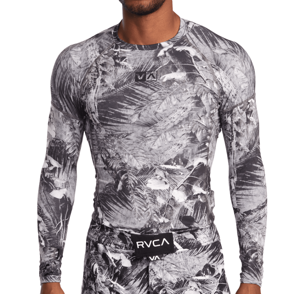 RVCA Hawaii Sport Rashguard Long Sleeve Rashguards RVCA Real Camo Small 
