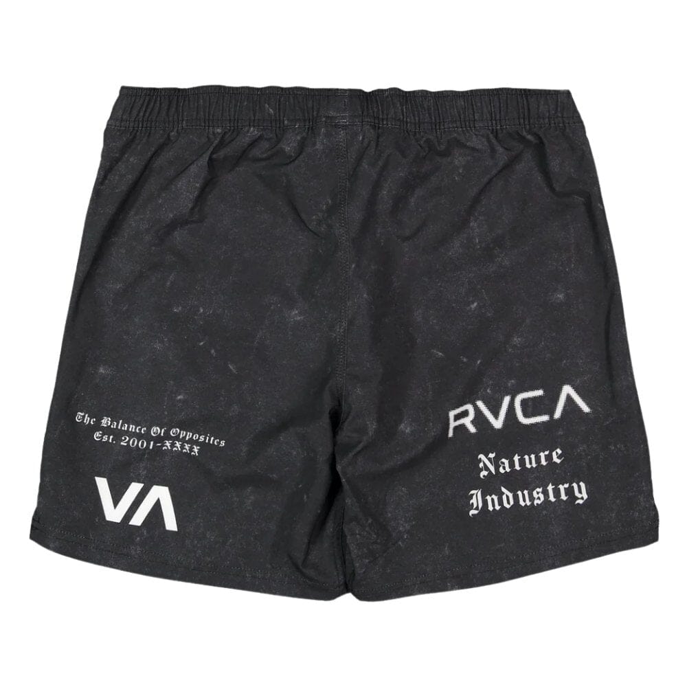 RVCA Scrapper II Walkshorts Washed Black Training Shorts RVCA 