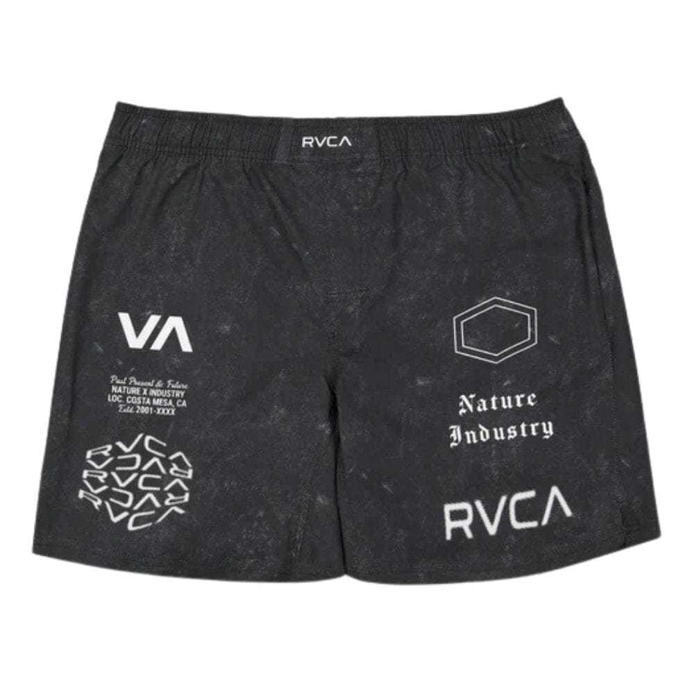 RVCA Scrapper II Walkshorts Washed Black Training Shorts RVCA Washed Black Small 