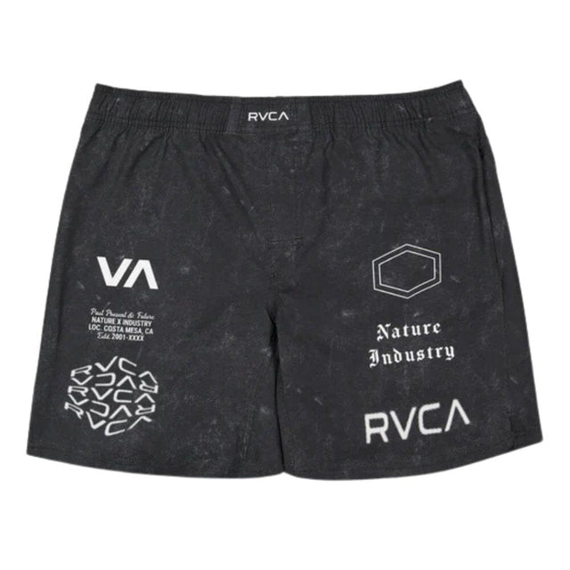 RVCA Scrapper II Walkshorts Washed Black Training Shorts RVCA Washed Black Small 