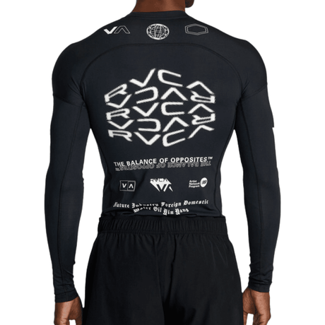 RVCA Sport Long Sleeve Rashguard Rashguards RVCA Black All Brand 2 Small 