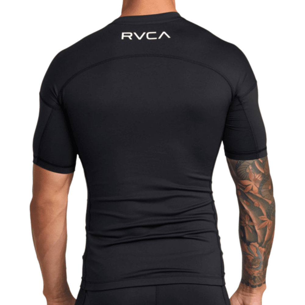 RVCA Compression Technical Short Sleeve Top Rashguards RVCA 