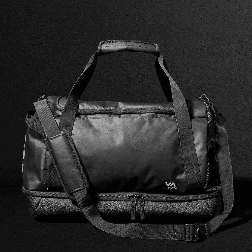 RVCA VA Gear Duffle Bag Black Gym Duffel Bags RVCA 
