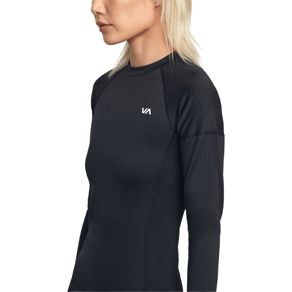 RVCA Womens VA Sport Long Sleeve Compression Top Rashguards RVCA X Small 