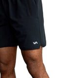 RVCA Yogger Stretch 17-Inch Short Black Training Shorts RVCA 