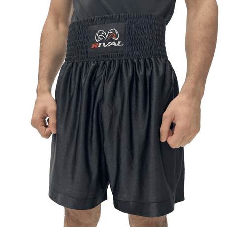Rival Dazzle Pro Boxing Trunks Boxing Shorts Rival Black Small 
