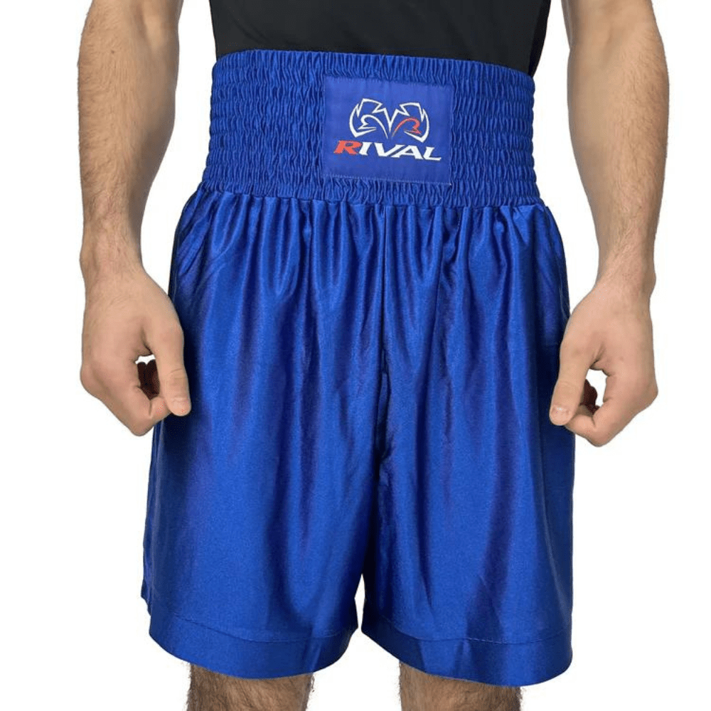 Rival Dazzle Pro Boxing Trunks Boxing Shorts Rival Blue Small 