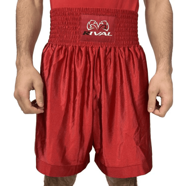 Rival Dazzle Pro Boxing Trunks Boxing Shorts Rival Red Small 