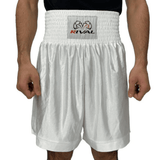 Rival Dazzle Pro Boxing Trunks White