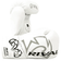 Rival RFX-Guerrero Pro Fight Gloves (HDE-F) White