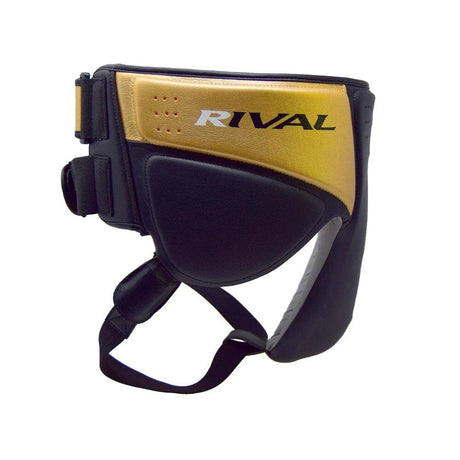 Rival RNFL10 360 Protector with Intelli-Shock D3O Black/Gold Groin Guards Rival 