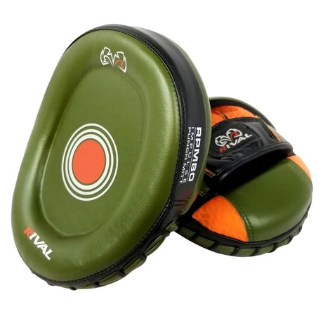 Rival RPM80 Impulse Punch Mitts Khaki Focus Mitts Rival 