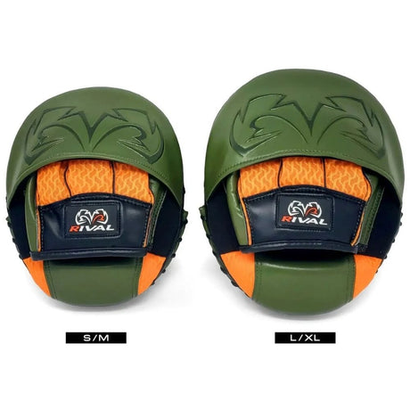 Rival RPM80 Impulse Punch Mitts Khaki Focus Mitts Rival 