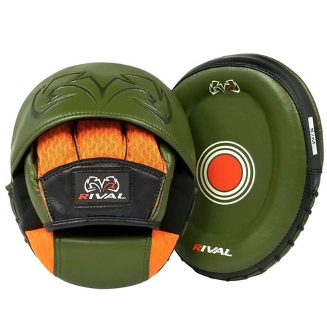 Rival RPM80 Impulse Punch Mitts Khaki Focus Mitts Rival Khaki S/M 