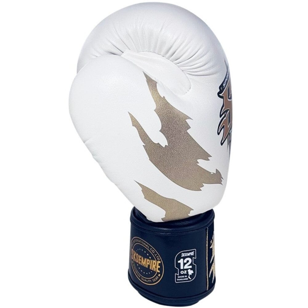 SKS Claw Muay Thai Gloves White Muay Thai Gloves SKS 