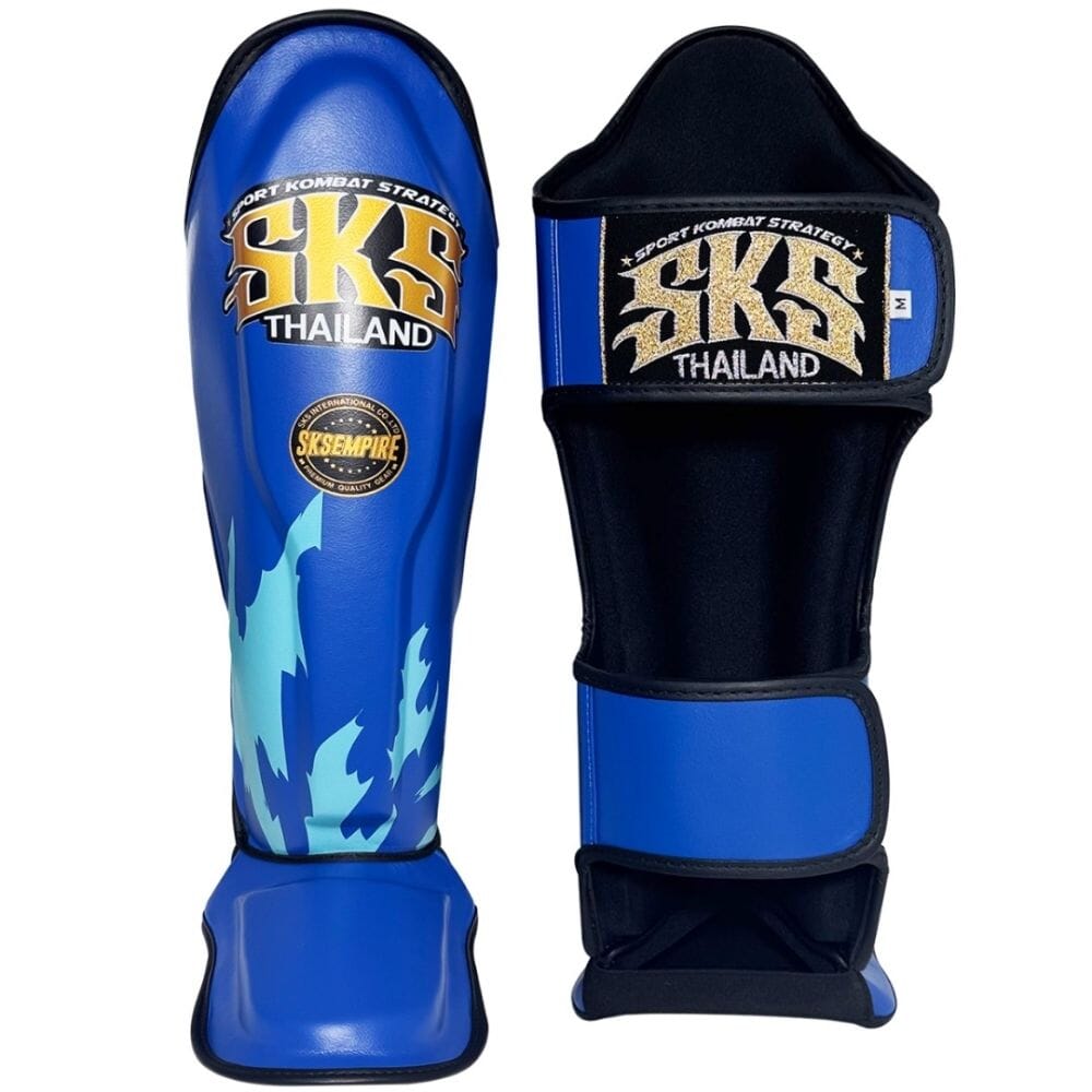 SKS Claw Muay Thai Shin Guards Blue Shin Guards SKS Blue Small 