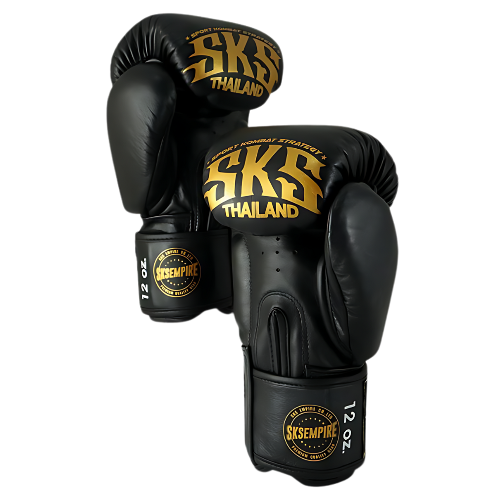 SKS Black Sakyant Muay Thai Gloves