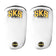 SKS Small Curved Muay Thai Pads White