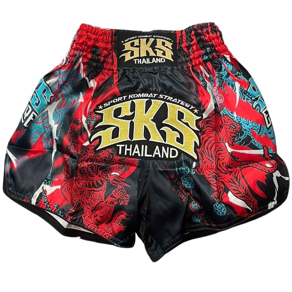 SKS Claw Red Muay Thai Shorts Muay Thai Shorts SKS Red Small 