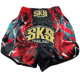 SKS Claw Red Muay Thai Shorts
