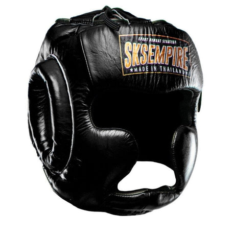 SKS Boxing Sparring Bundle — Head Guard Black Front