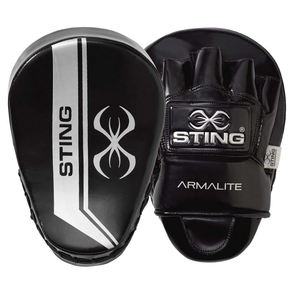 Sting Armalite Focus Mitts Black/Silver Focus Mitts Sting Black/Silver One Size 