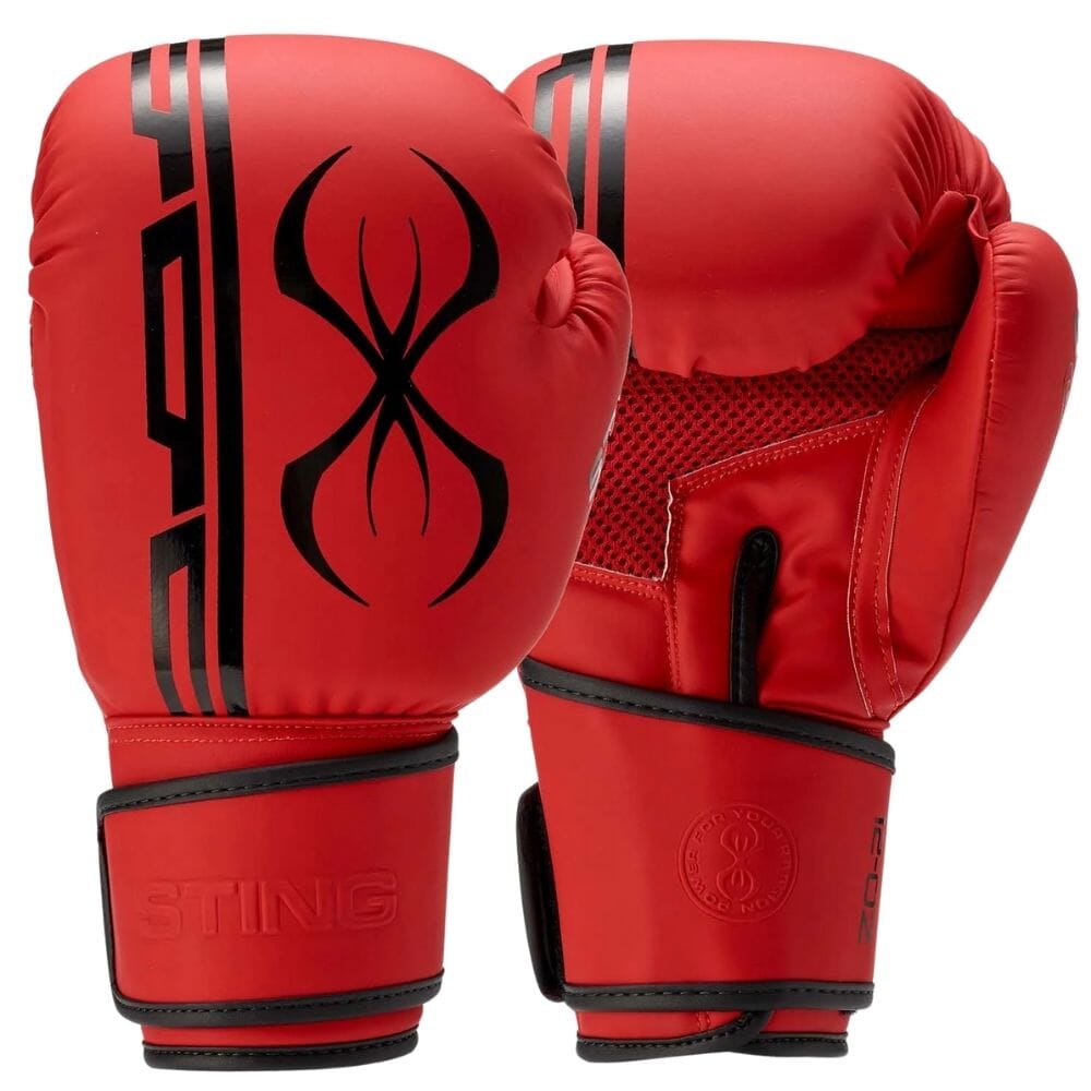 Sting Armaplus Boxing Gloves Red/Black Boxing Gloves Sting Red/Black 10oz 