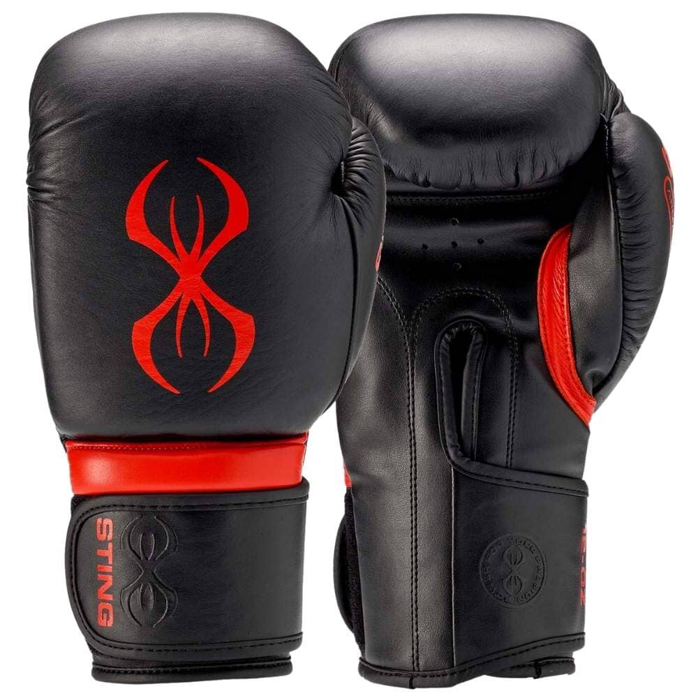 Sting Armapro Boxing Gloves Black/Red Boxing Gloves Sting Black/Red 10oz 