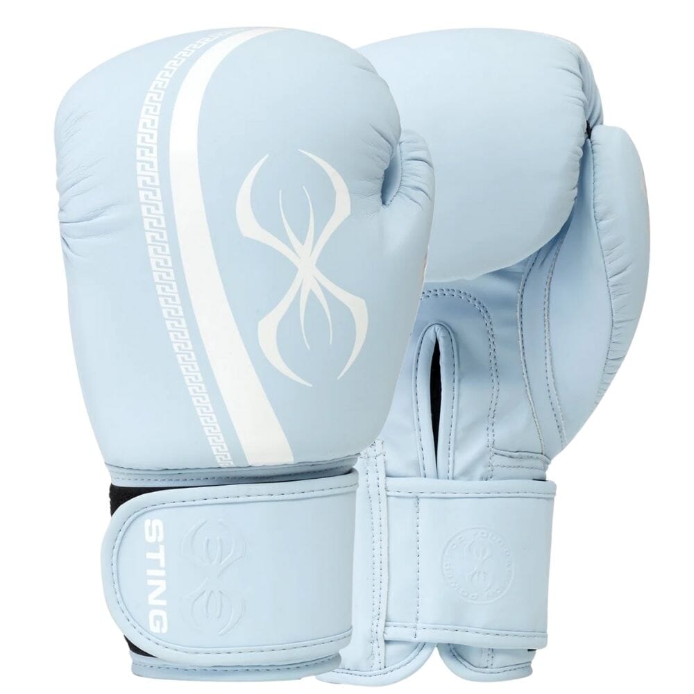 Sting Aurora Womens Boxing Gloves Light Blue Boxing Gloves Sting Light Blue 10oz 