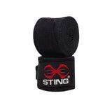 Sting Elasticised 4.5M Hand Wraps Black