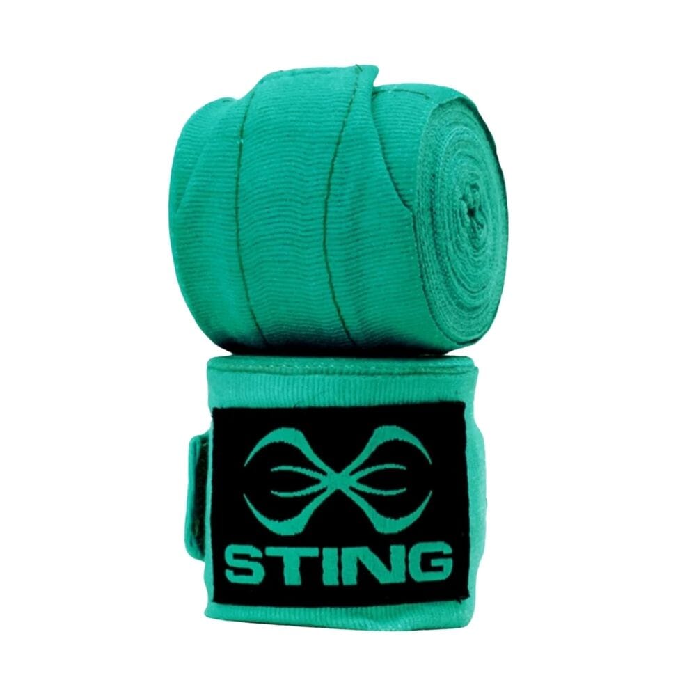 Sting Elasticised 4.5M Hand Wraps Green Hand Wraps Sting Green 4.5m 