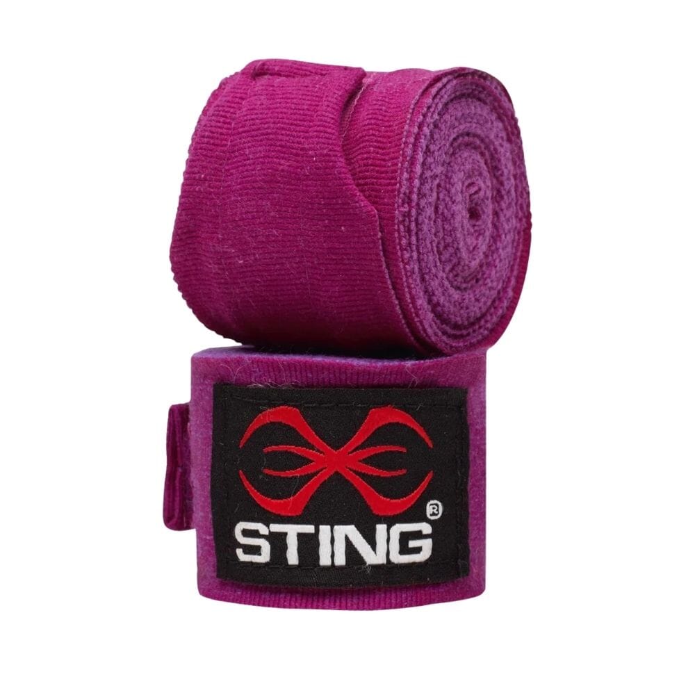 Sting Elasticised 4.5M Hand Wraps Purple Hand Wraps Sting Purple 4.5m 